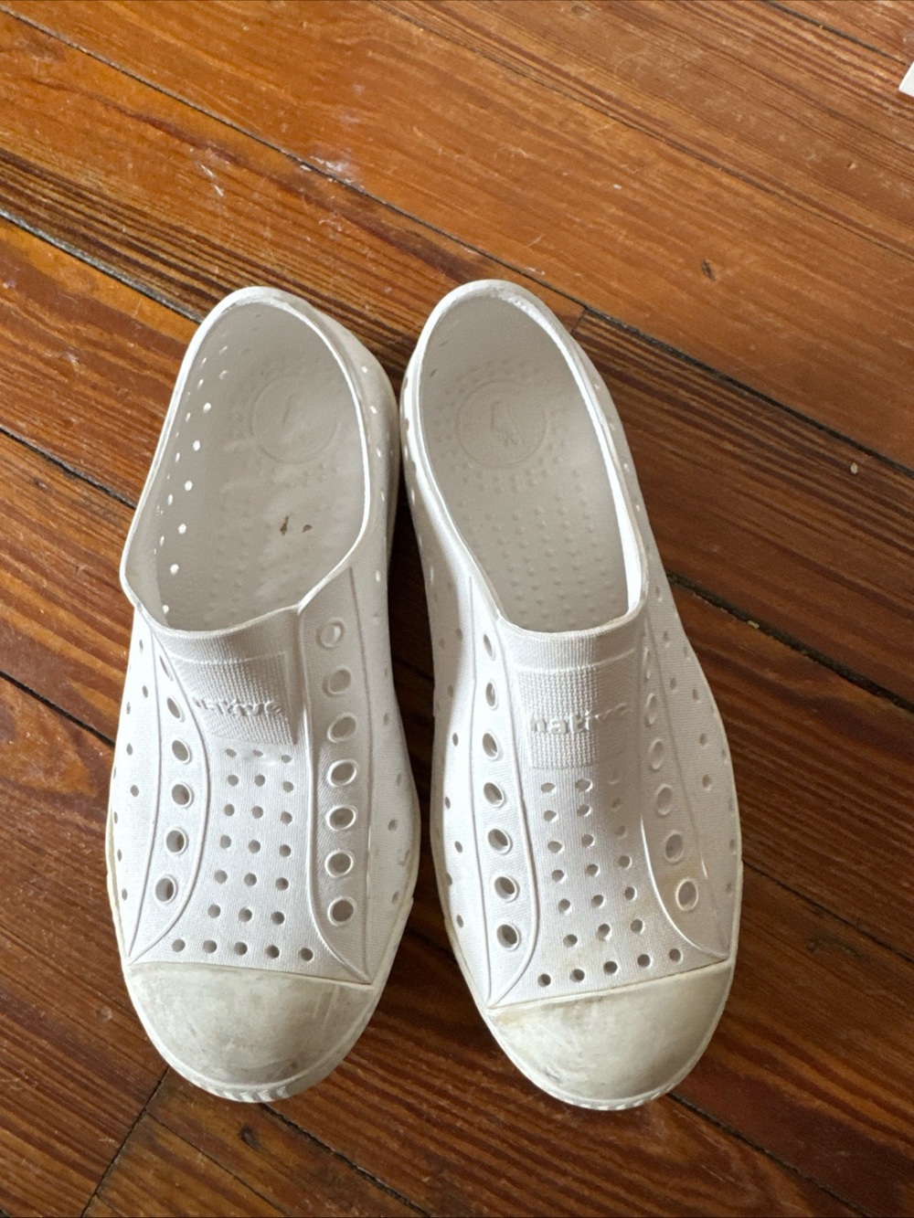 White Kids Water Shoes - Lightweight Slip-On
